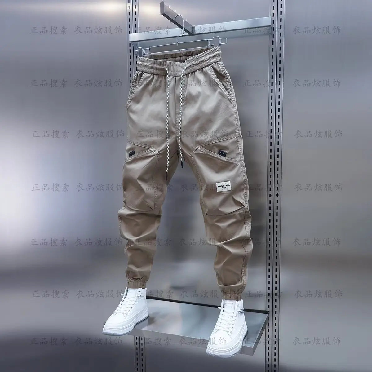 Pantalón Jogger Streetwear para Hombre – Cintura Elástica Estilo Japonés