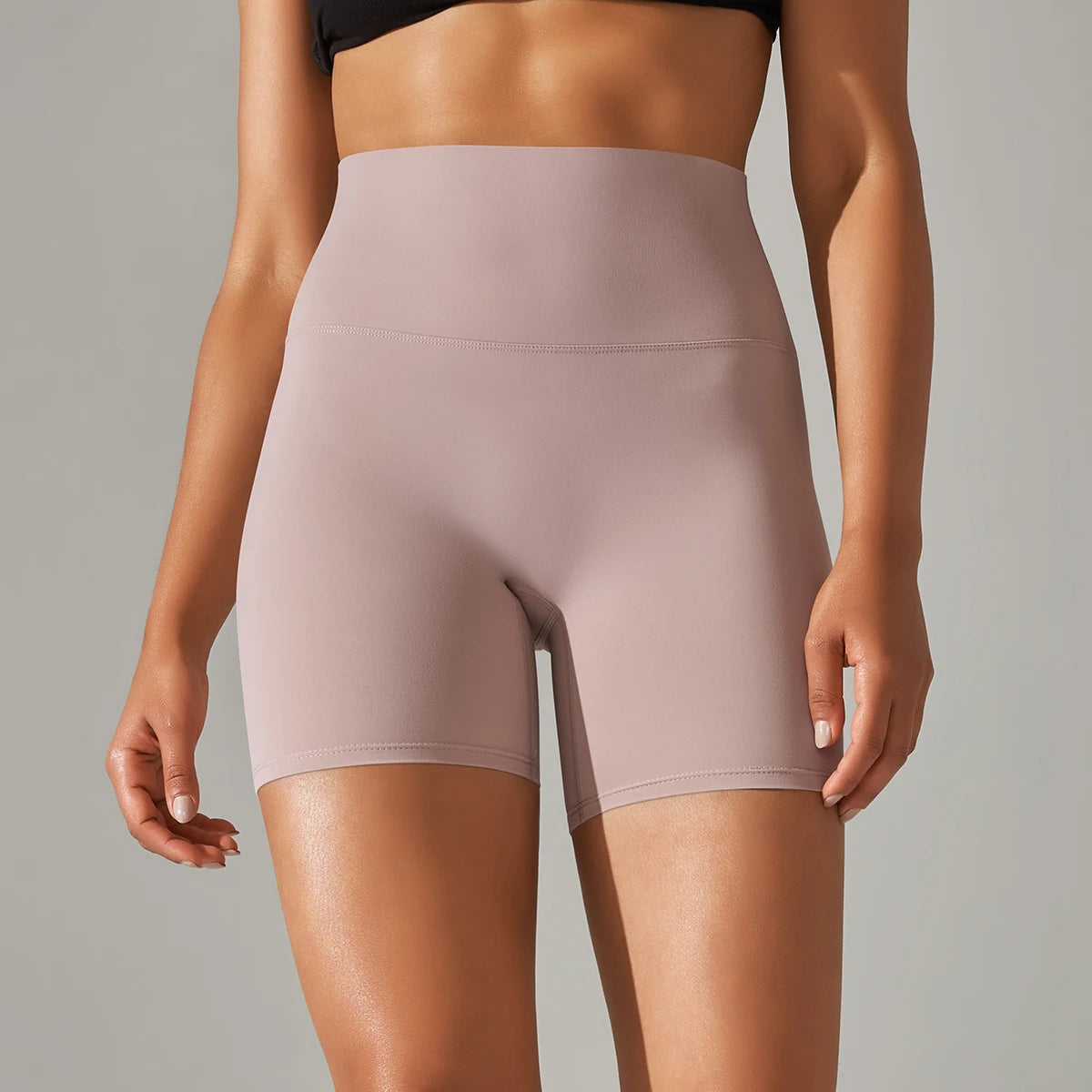 Shorts Mujer Yoga Running Ciclismo Cintura Alta – Transpirables Deportivos Gym Fitness Verano