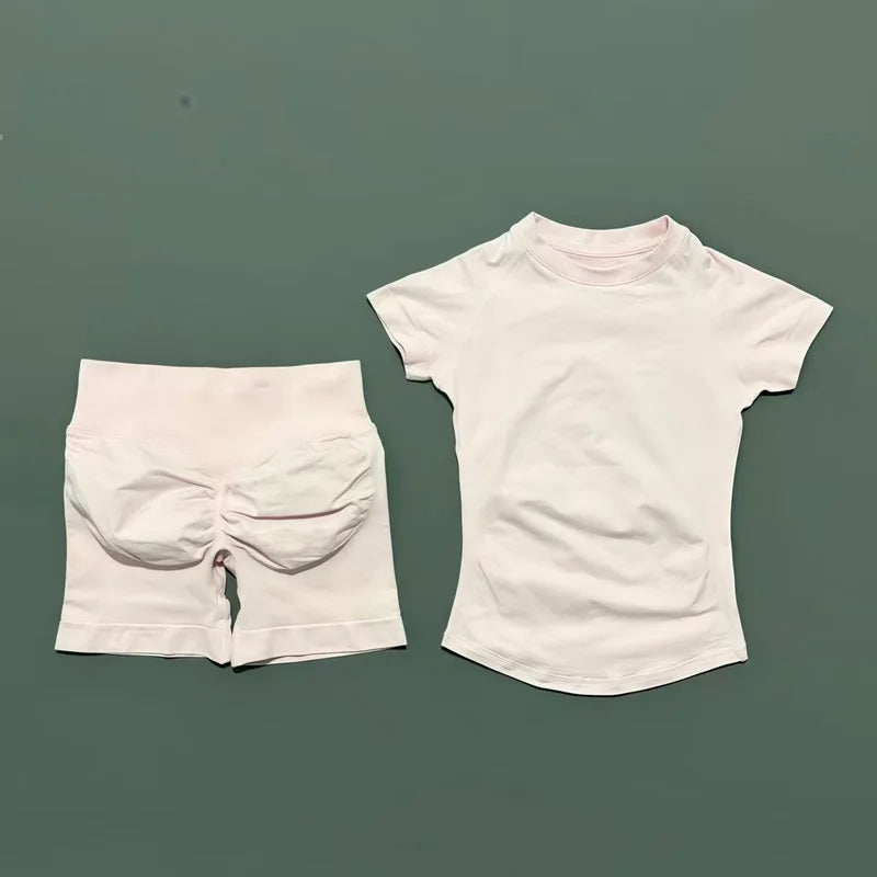 Set Deportivo Mujer 2 Piezas Sin Costuras – Yoga, Gym & Running, Verano