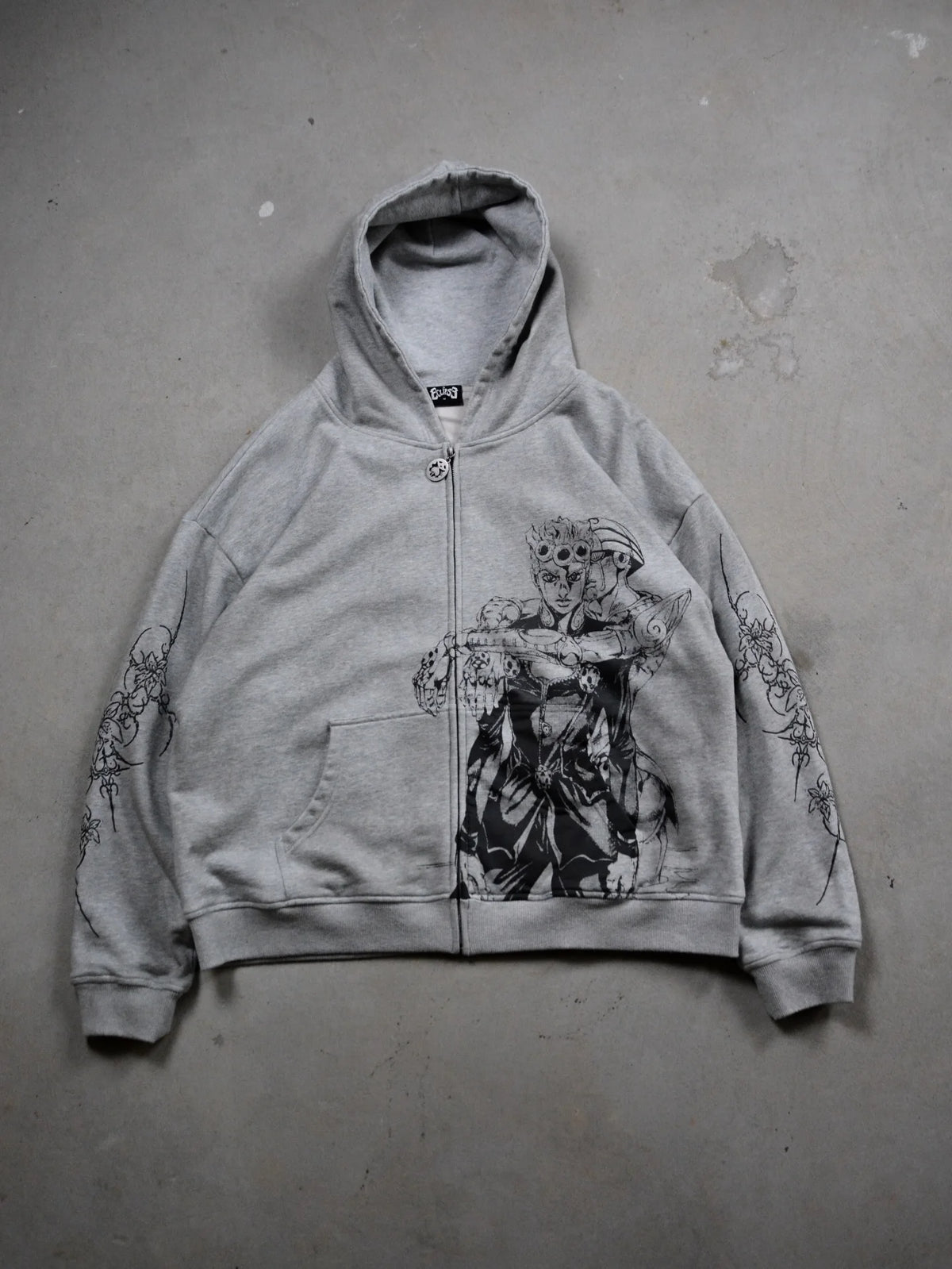 Sudadera Y2K Jojo's Bizarre Adventure Estilo Hiphop