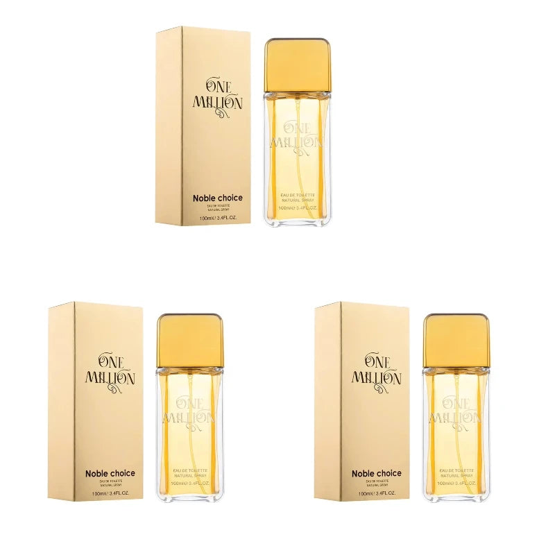 100ml Perfume Golden Million Gold Brick Extrait - Women Men's Long-Lasting Woody Fragrance Pray Fragrance