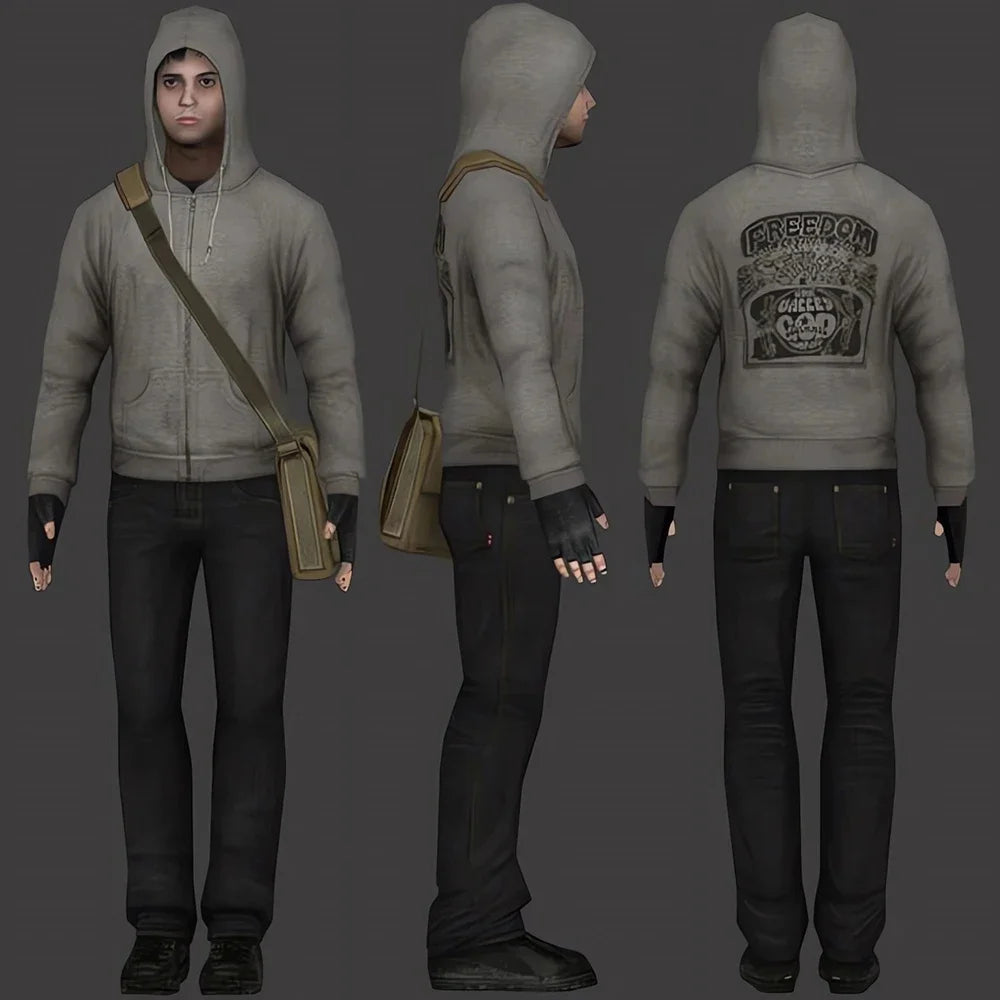 Sudadera con capucha y cremallera Simon Henriksson "Scream of Fear" – Sudadera de rol de Simon – Moda estética y regalo para gamers (Otoño/Invierno)