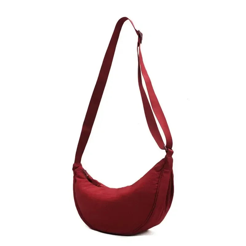 Bolso Bandolera Unisex Media Luna – Gran Capacidad Viaje & Uso Diario
