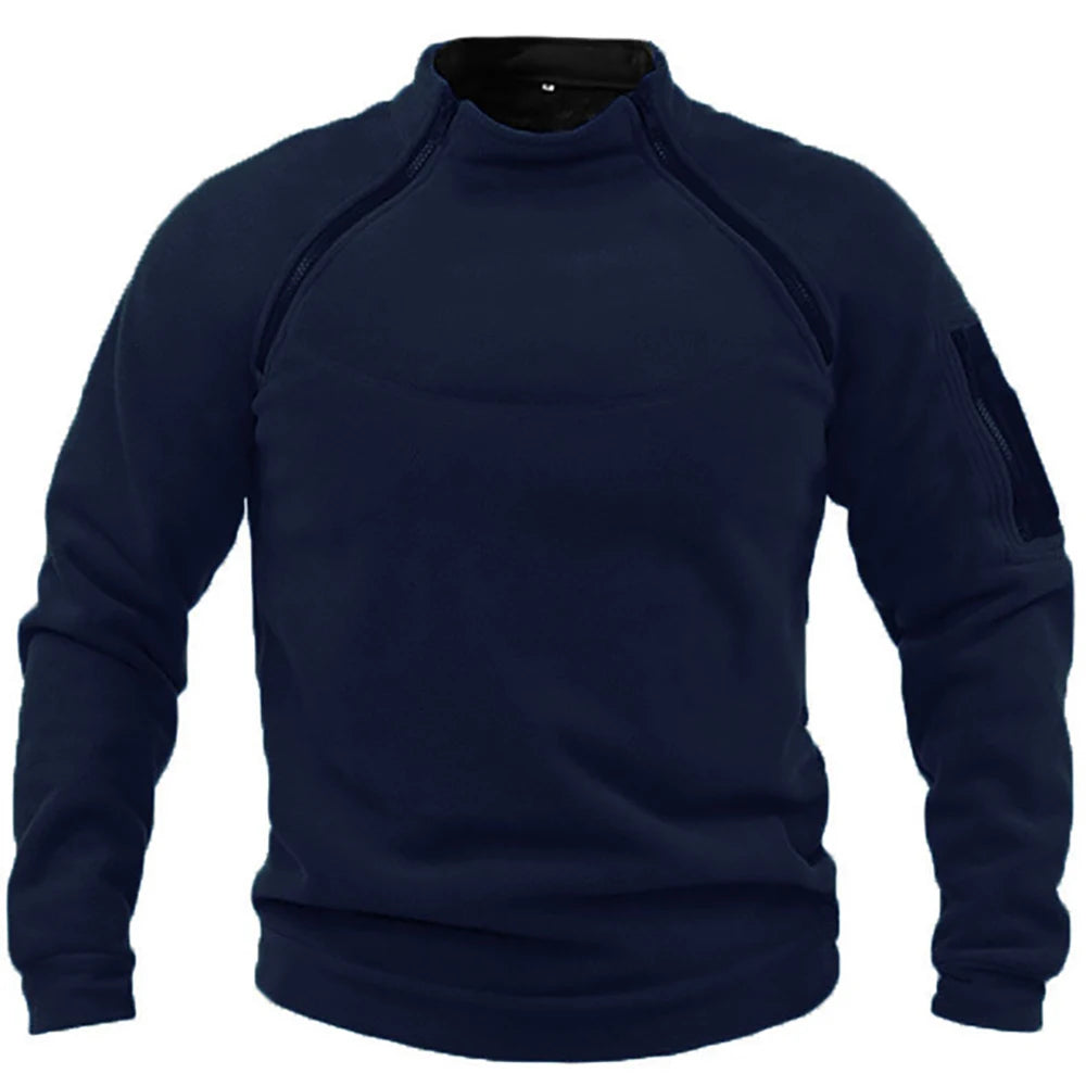 Sudadera Táctica Militar con Media Cremallera para Hombre