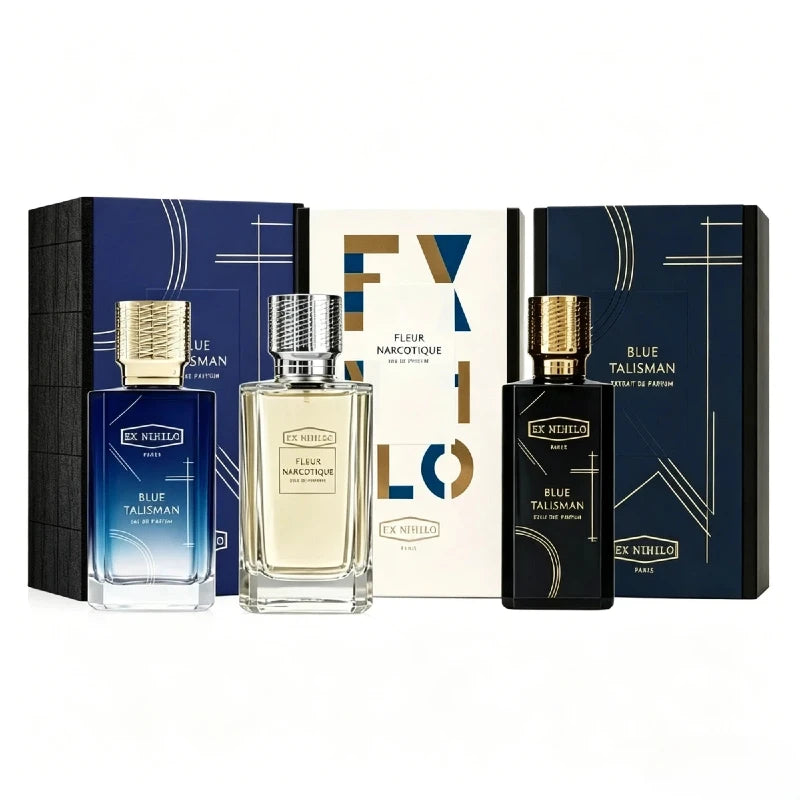 Perfume Talismán Azul Unisex 100ml Lujo – Amaderado Floral Feromonas Larga Duración Colonia Premium