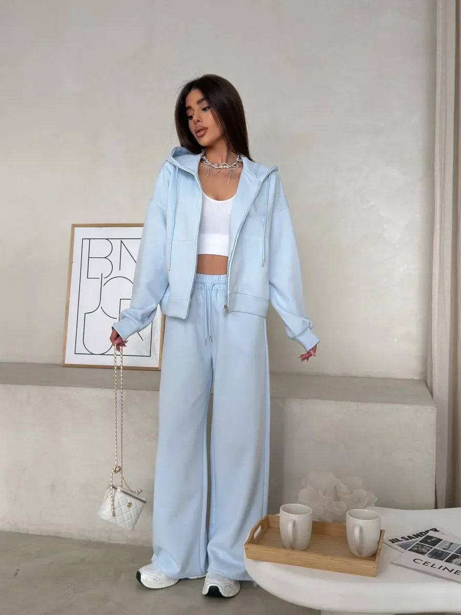 Chaqueta de Chándal con Capucha y Cremallera Amarilla