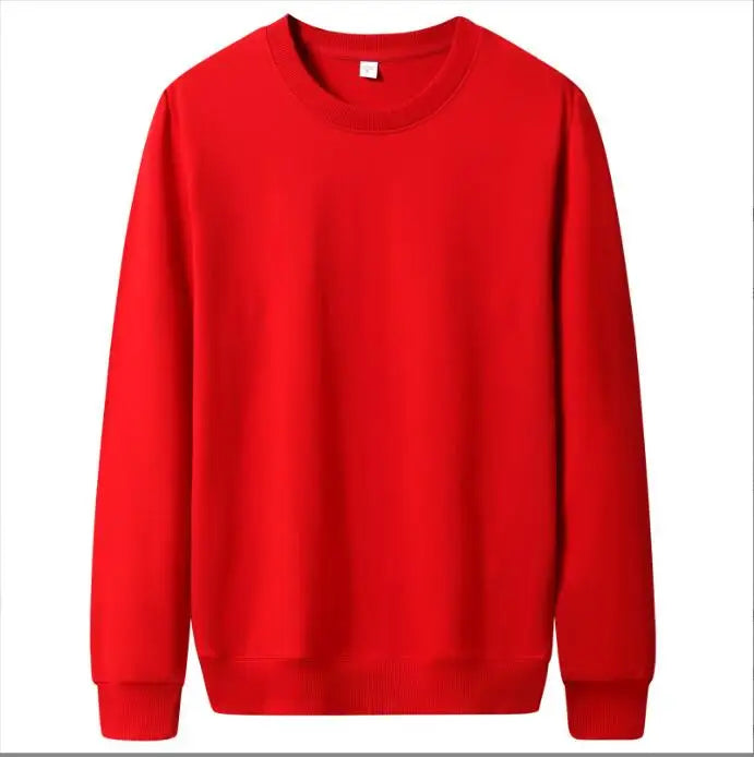 Sudadera Hombre Capucha Polar Color Sólido – Streetwear Casual Otoño Invierno