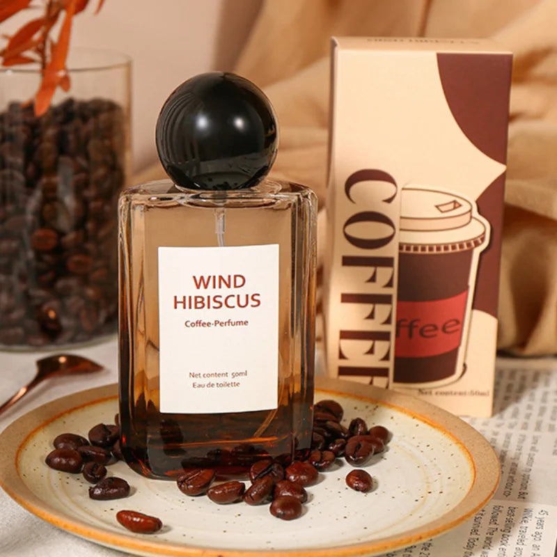 Perfume Mujer Café Negro Almizcle Vainilla Spray – Ámbar Rosa Floral Gourmand Larga Duración EDP