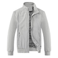 Men's Slim Hooded Bomber Jacket – Casual Solid Color Baseball M-8XL