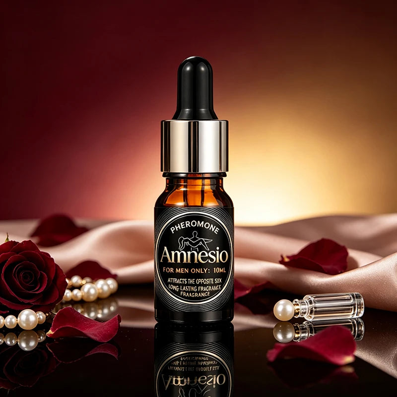 Unisex Pheromone Essential Oil 10ml – Portable Seductive Natural Scent Confidence