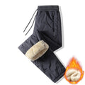 Pantalones Térmicos Hombre Forro Polar Grueso Impermeable – Streetwear Cálido Otoño Invierno