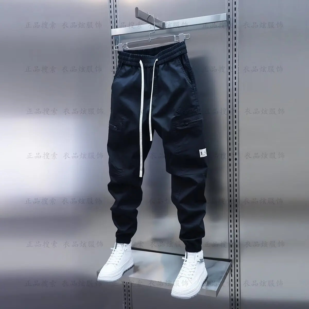 Pantalón Jogger Streetwear para Hombre – Cintura Elástica Estilo Japonés