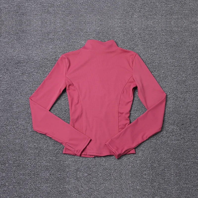 Chaqueta Deportiva Mujer Manga Larga – Yoga, Gym & Running, Secado Rápido