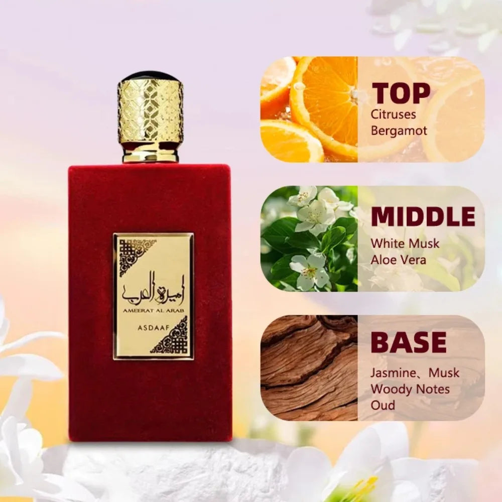 Perfume Arabia Princesses 100ml – Fragancia Floral Cítrica para Mujer
