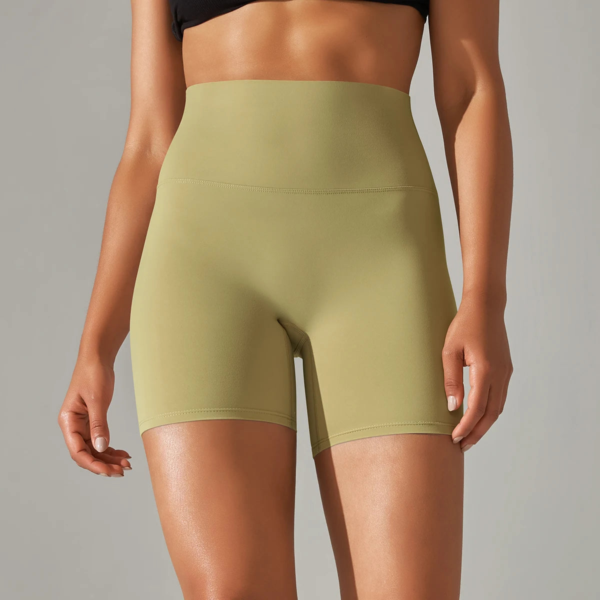 Shorts Mujer Yoga Running Ciclismo Cintura Alta – Transpirables Deportivos Gym Fitness Verano
