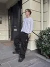 Pantalones deportivos casuales para hombre de corte recto, con cremallera, bordado y cordón en la cintura (para otoño)