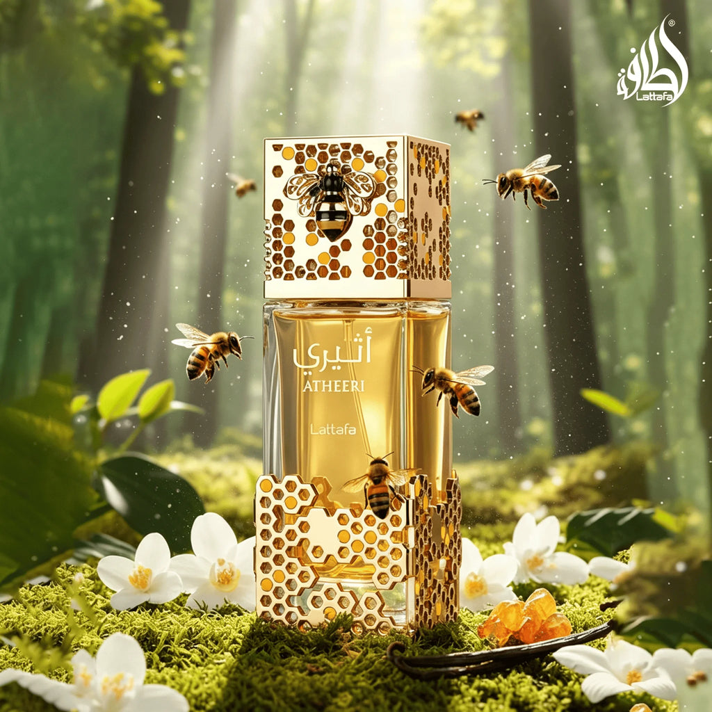 Lattafa Atheeri Eau de Parfum 100ml – Floral Honey Vanilla Amber Jasmine Unisex