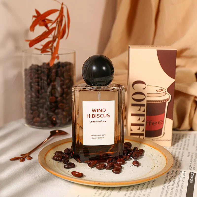 Perfume Mujer Café Negro Almizcle Vainilla Spray – Ámbar Rosa Floral Gourmand Larga Duración EDP
