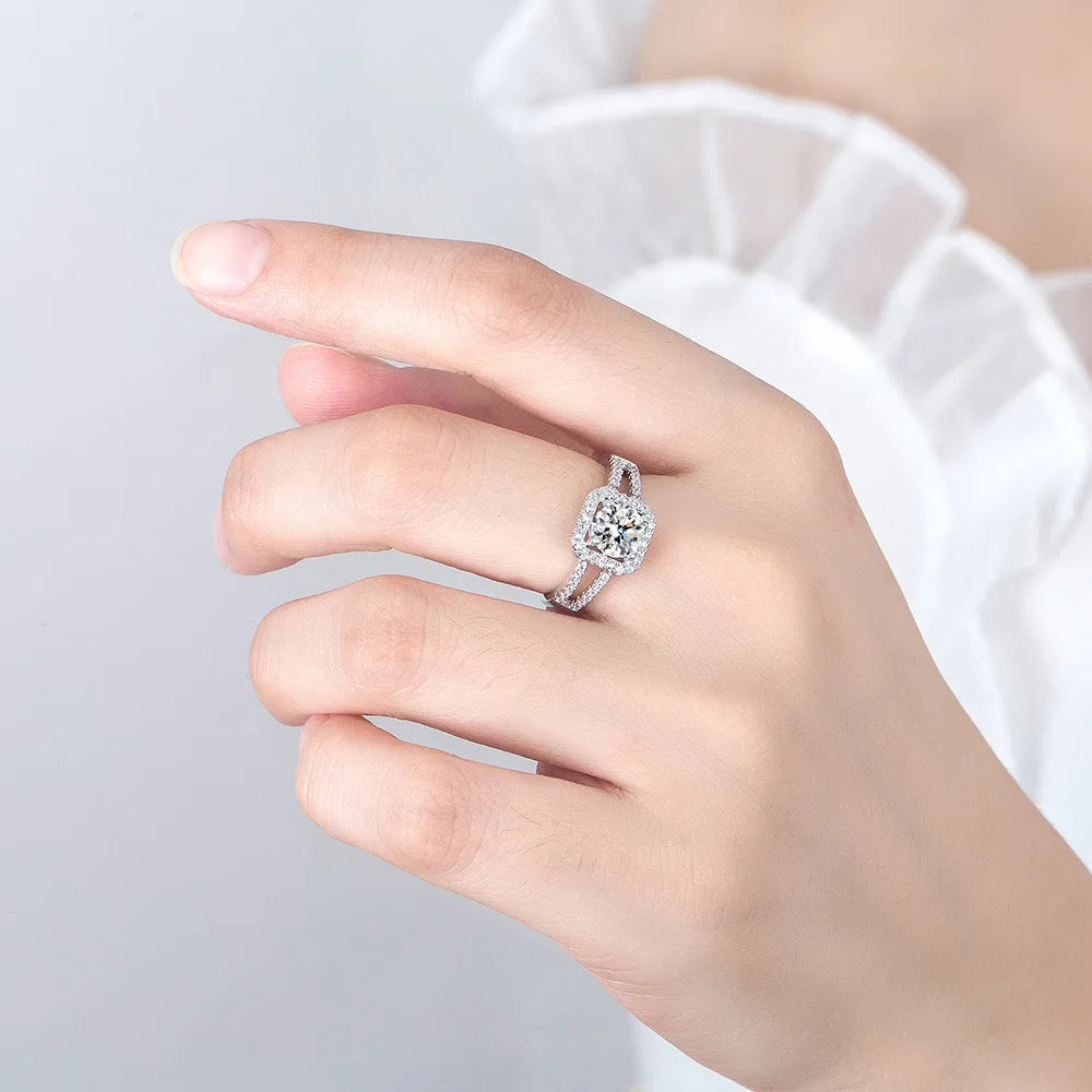 Anillo de Plata 925 con Zirconia 5A – Joya de Compromiso & Boda Top Calidad