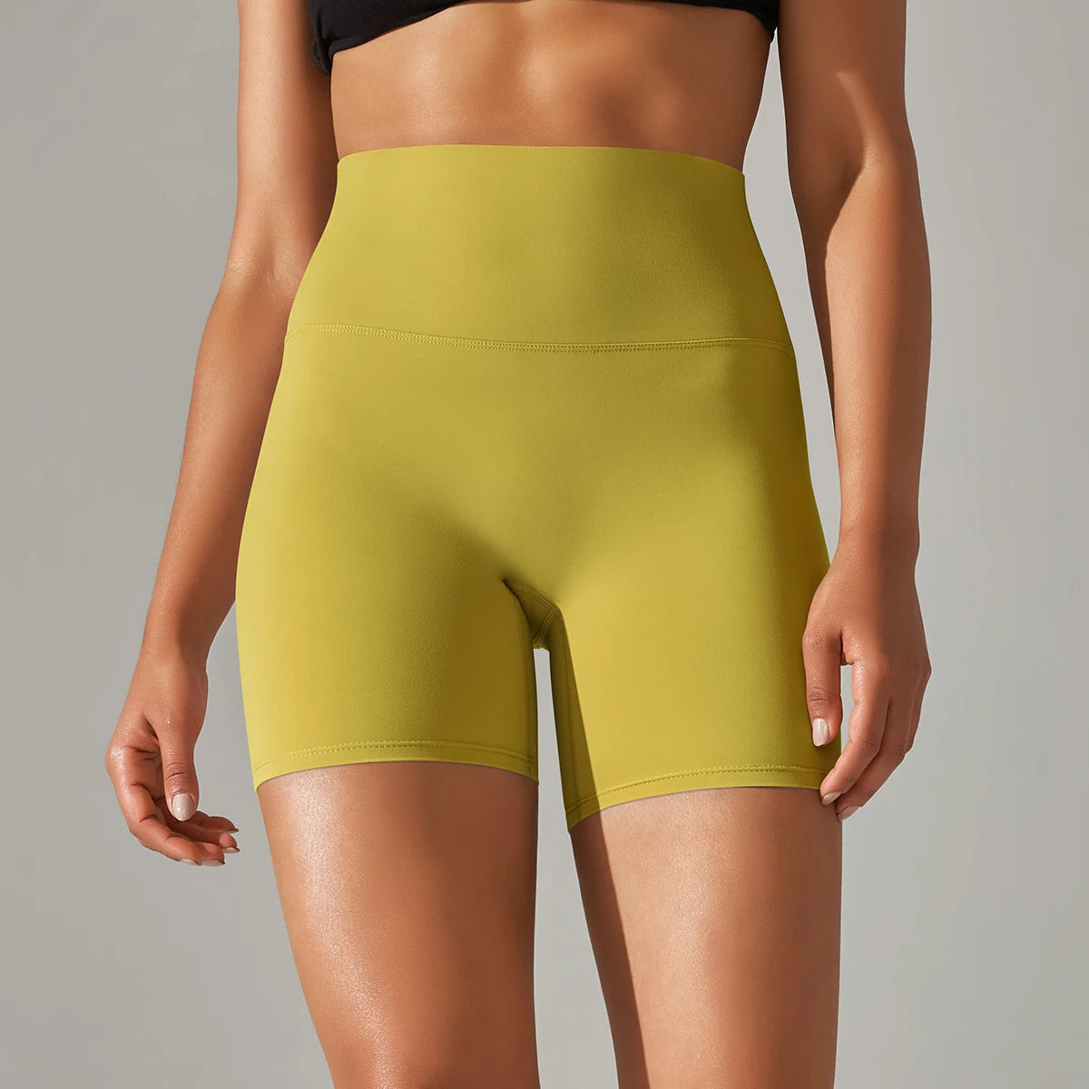 Shorts Mujer Yoga Running Ciclismo Cintura Alta – Transpirables Deportivos Gym Fitness Verano