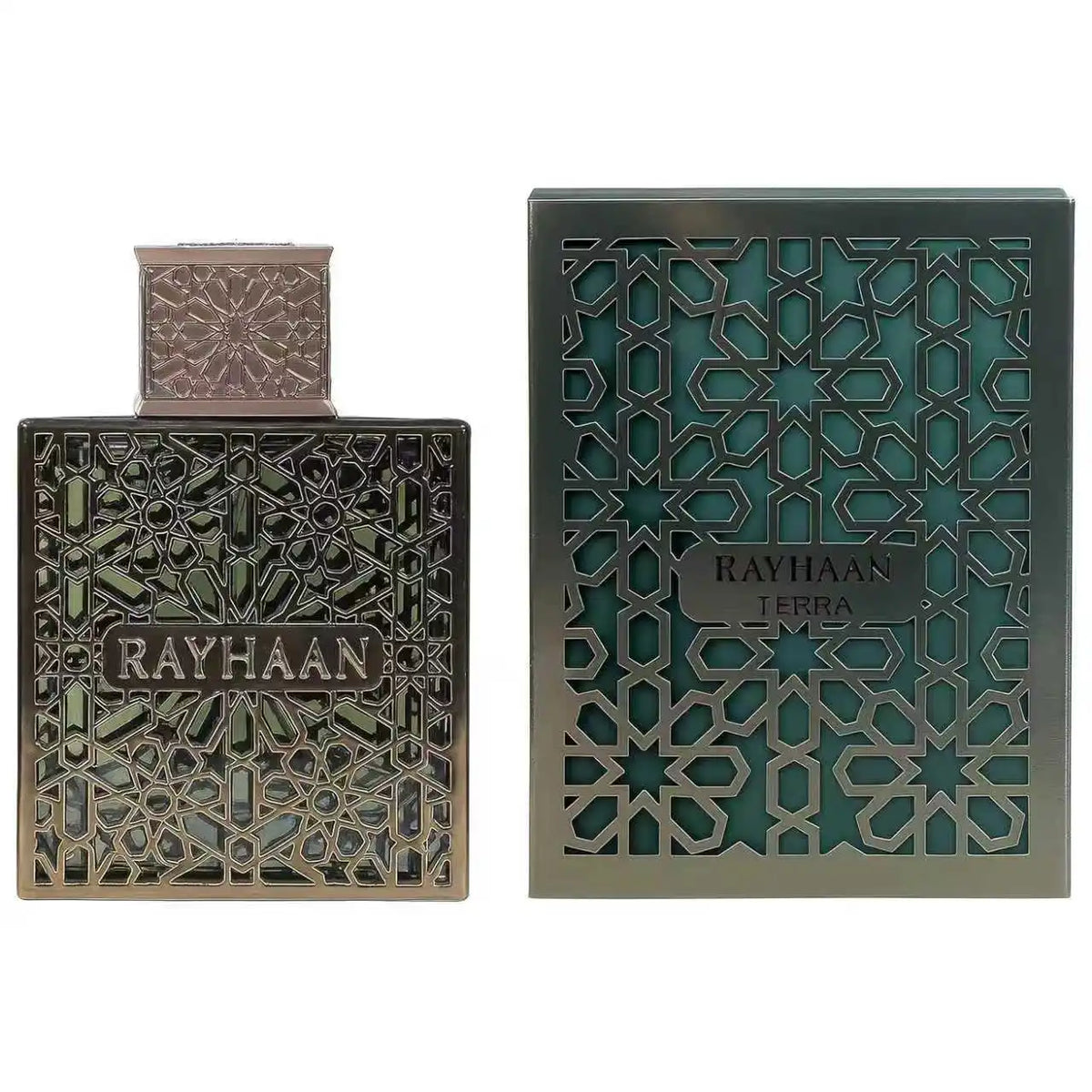 RAYHAAN Perfume Unisex Árabe 100ml – Vainilla Almizle Madera Cálido Elegante Larga Duración