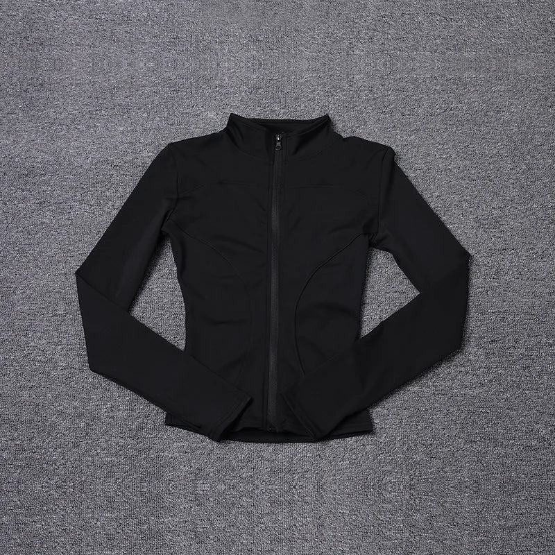 Chaqueta Deportiva Mujer Manga Larga – Yoga, Gym & Running, Secado Rápido