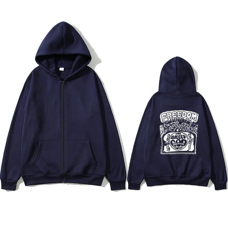 Sudadera con capucha y cremallera Simon Henriksson "Scream of Fear" – Sudadera de rol de Simon – Moda estética y regalo para gamers (Otoño/Invierno)