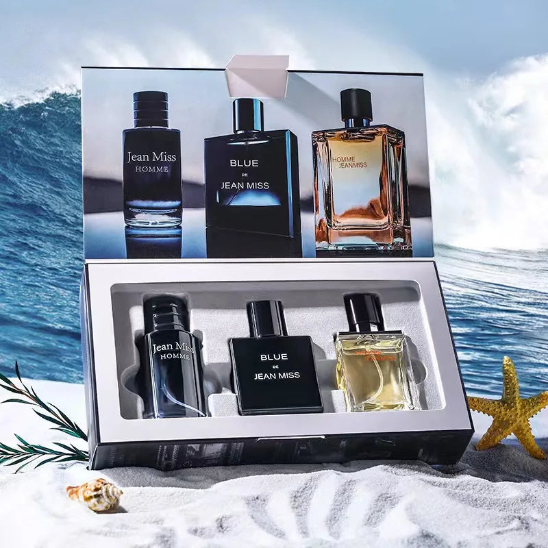 High-Quality Men's Cologne 3-Piece Set 90ml – Seductive Fragrance Gift Box