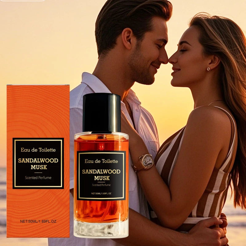Men's Sandalwood and Musk Perfume, Fresh and Long-Lasting, 50ml – Gentlemanly, Perfect for Dates