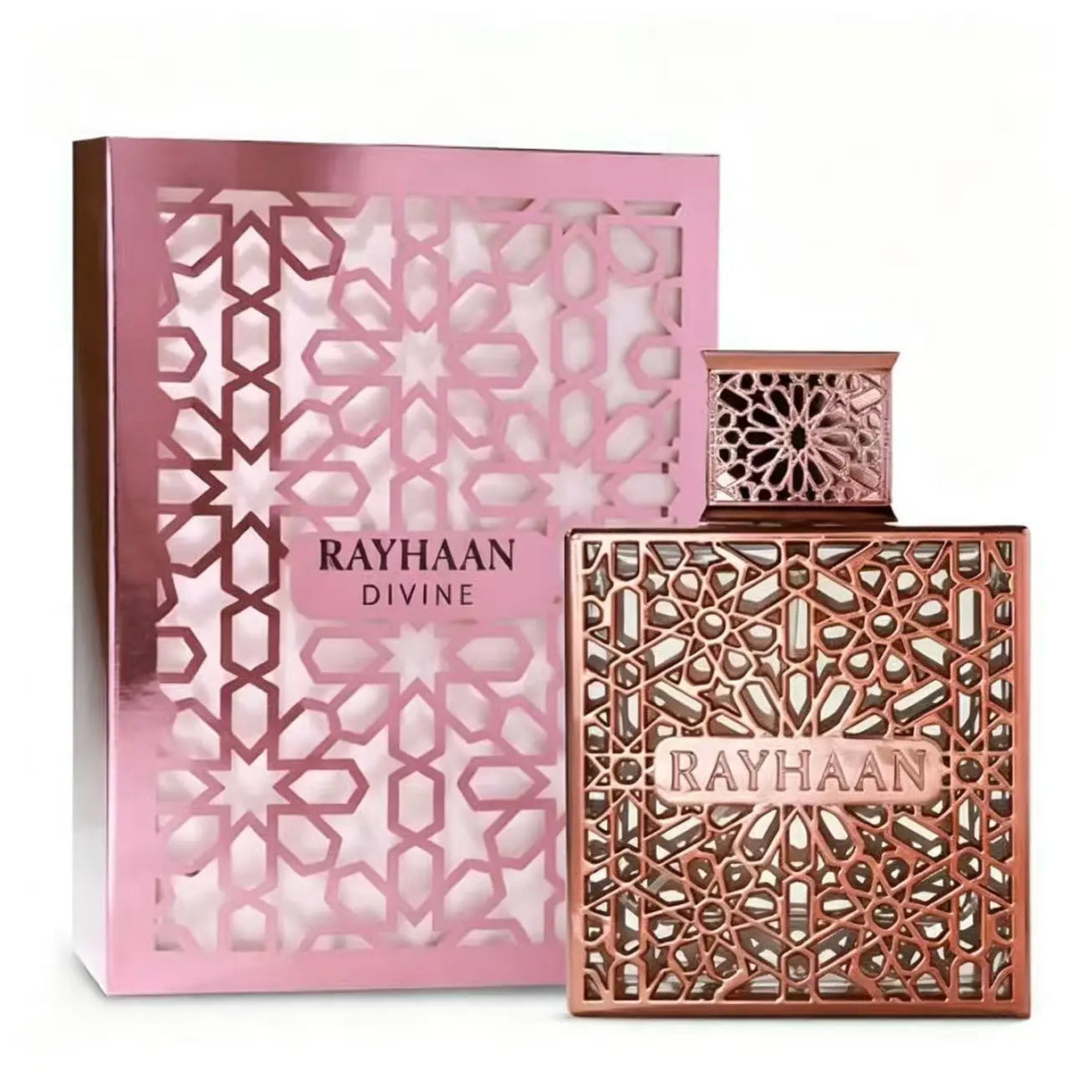 RAYHAAN Perfume Unisex Árabe 100ml – Vainilla Almizle Madera Cálido Elegante Larga Duración