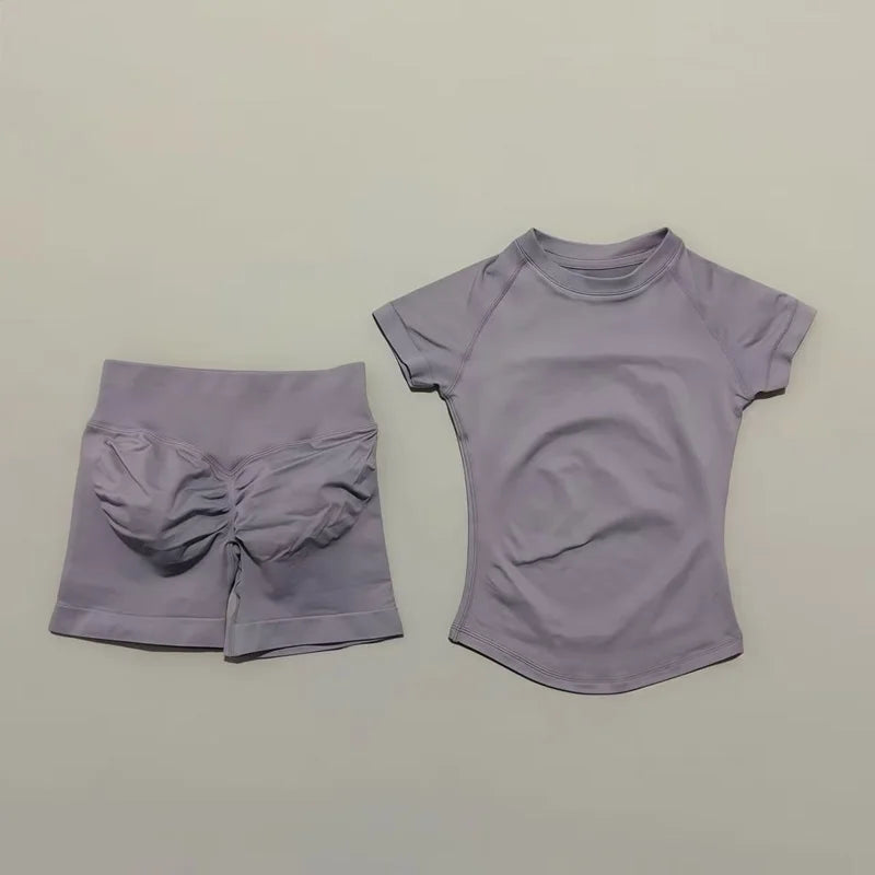 Set Deportivo Mujer 2 Piezas Sin Costuras – Yoga, Gym & Running, Verano