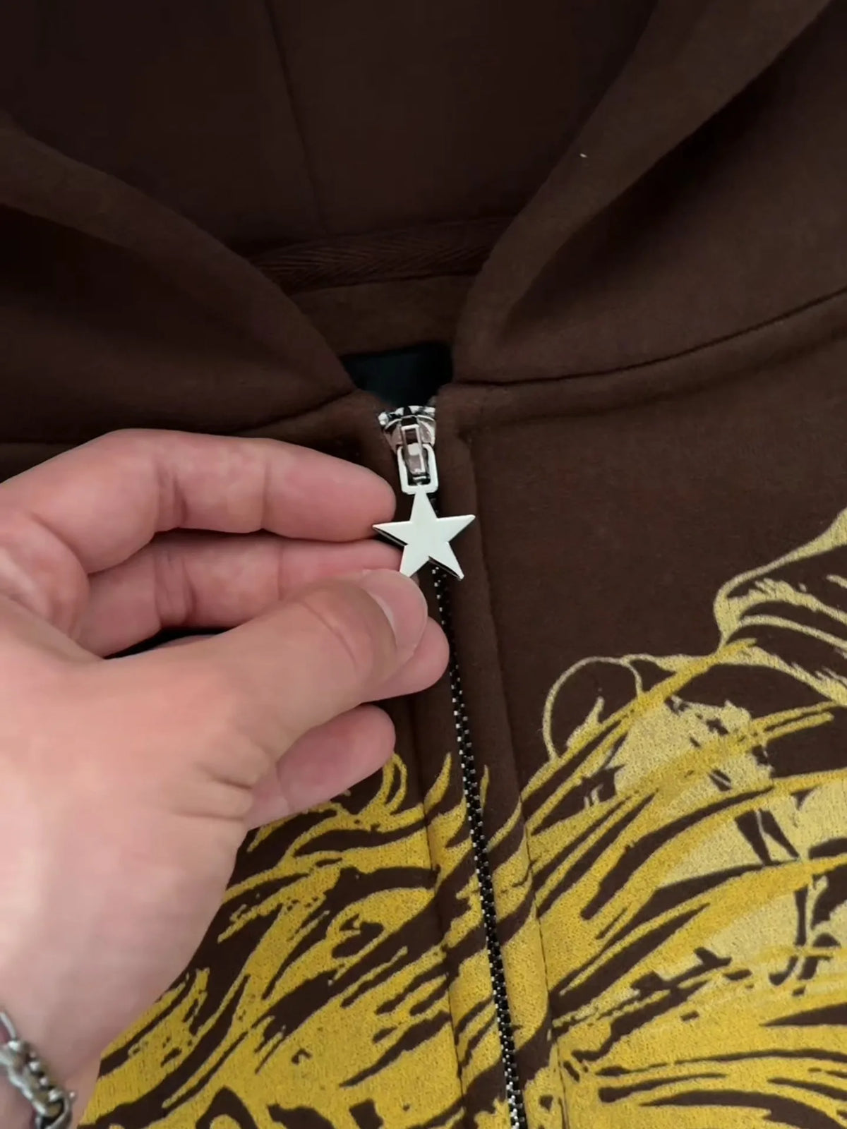 Sudadera Y2K Jojo's Bizarre Adventure Estilo Hiphop