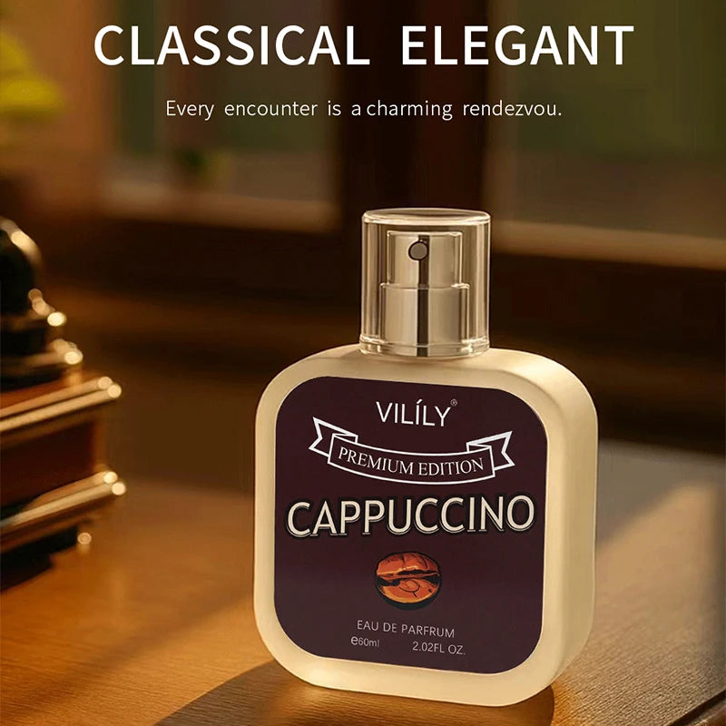 Vilily Perfume Hombre Gourmand 60ml – Chocolate Coco Café Amaderado Natural Suave Premium Spray