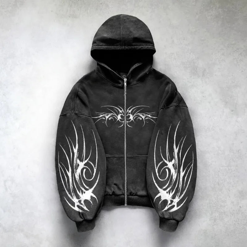 Sudadera Urbana "Star & Sky" Retro