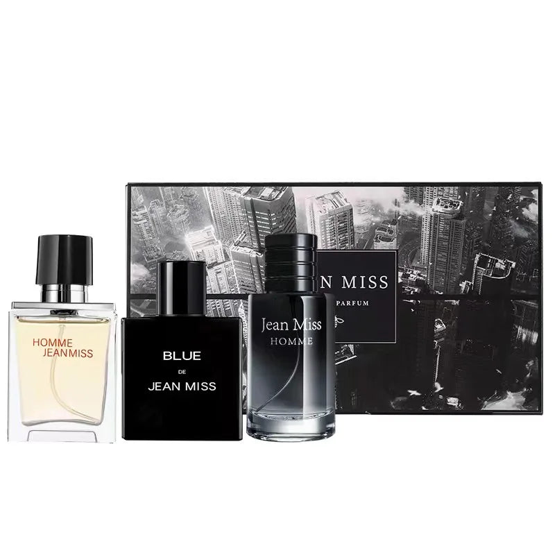 High-Quality Men's Cologne 3-Piece Set 90ml – Seductive Fragrance Gift Box