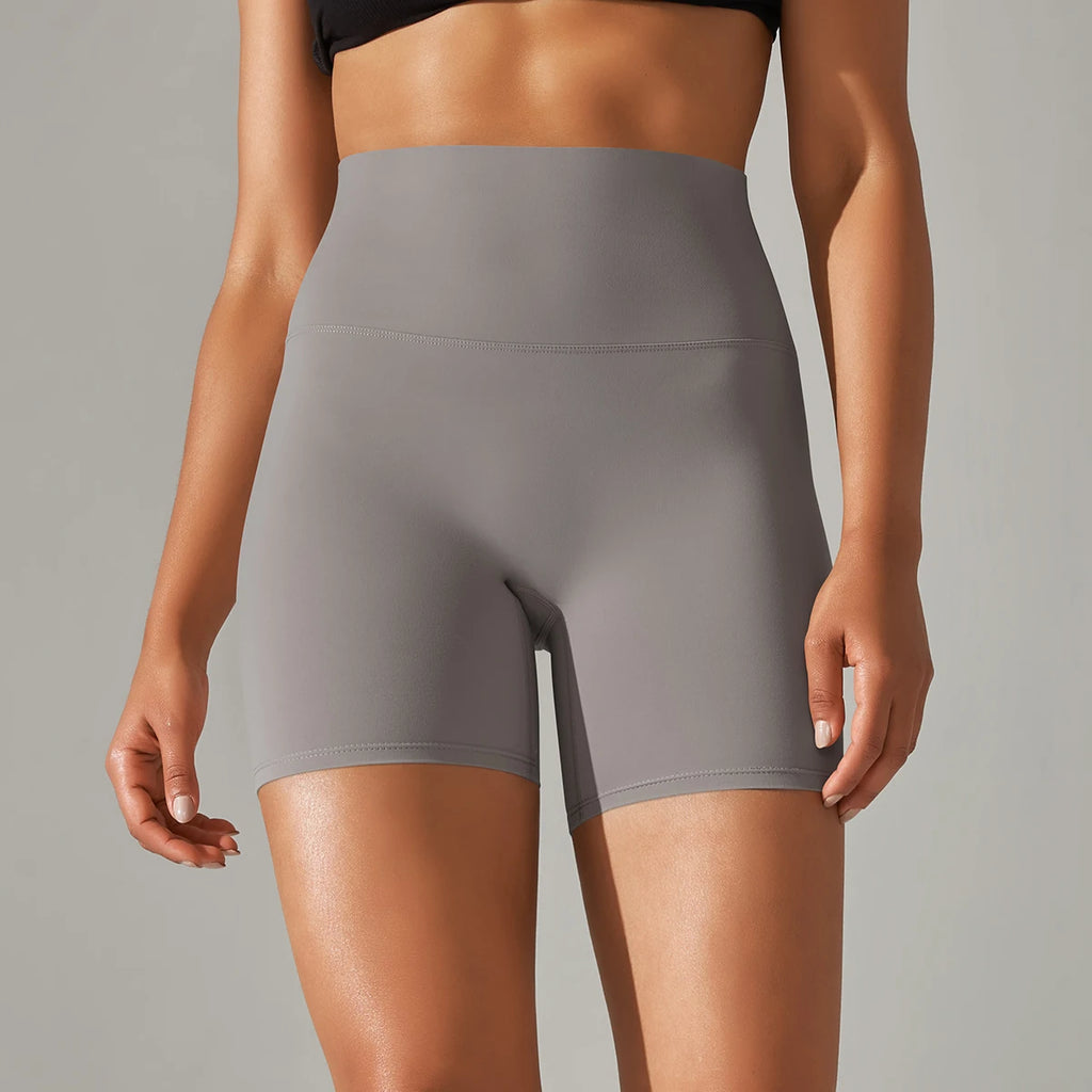 Shorts Mujer Yoga Running Ciclismo Cintura Alta – Transpirables Deportivos Gym Fitness Verano