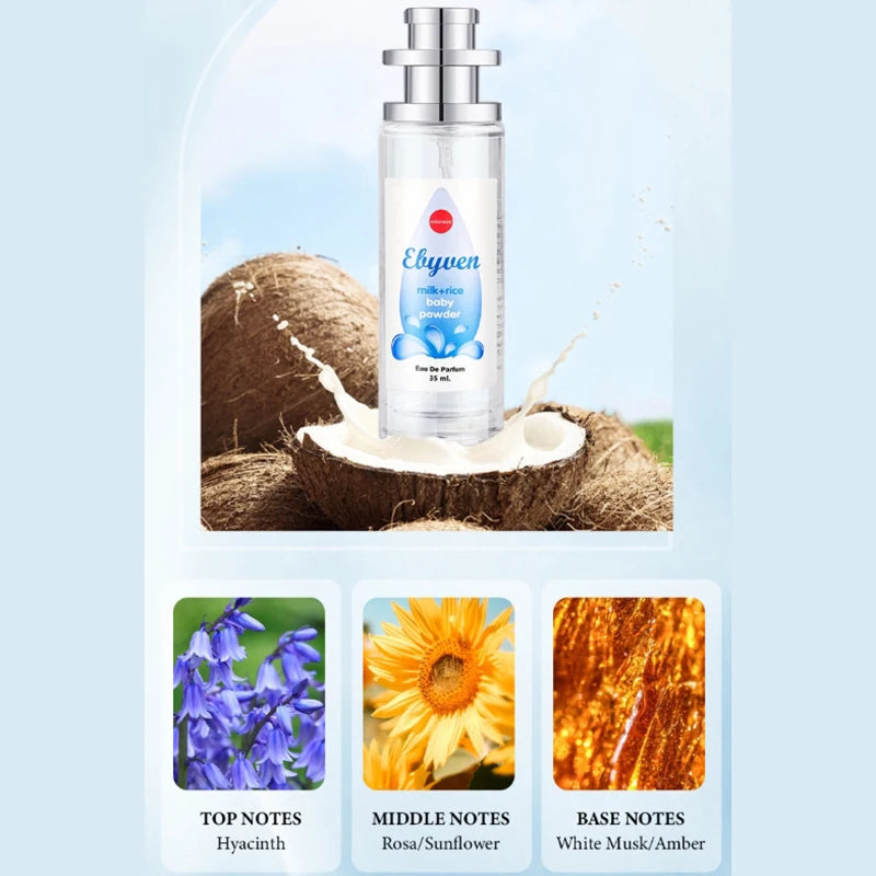 Perfume Leche de Bebé Lavanda Lujo EDT – Spray Ropa Cuerpo Uso Diario Israel Tailandia Encanto