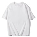 Women's 100% Cotton Basic Short Sleeve T-Shirt – White & Black, Unisex Casual