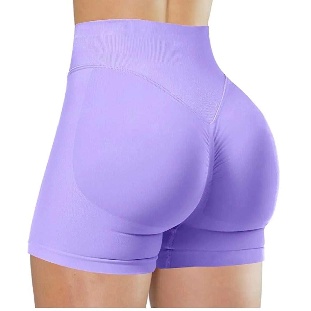 Top Manga Corta Cuello Redondo Mujer Crop – Básico Elástico Casual, Colores