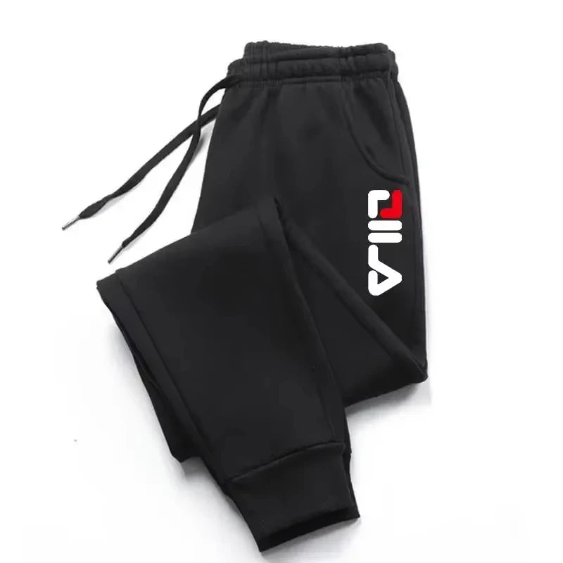 Pantalón Deportivo Hombre Forro Polar Cordón – Jogger Casual Gym Otoño Invierno, Talla S-XXXL