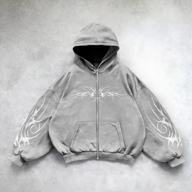 Sudadera Urbana "Star & Sky" Retro
