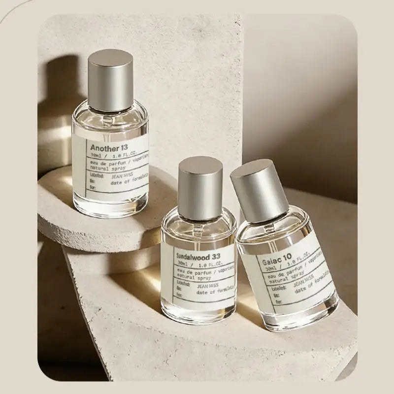 Set Regalo Mini Perfumes 3x25ml Unisex – Sándalo Cálido Amaderado Frutal Eau de Toilette Larga Duración