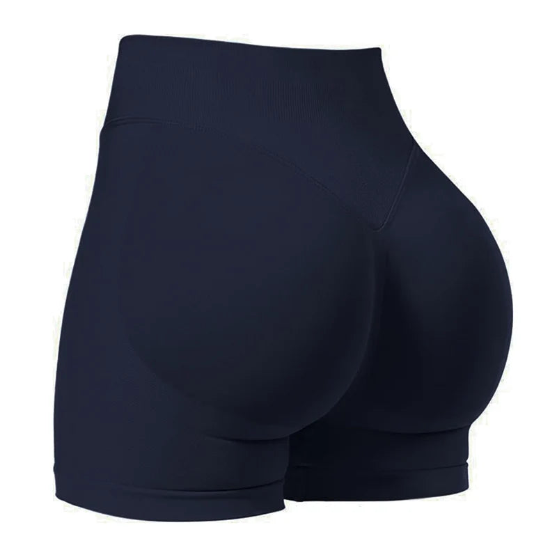 Shorts Gym Mujer Scrunch Butt Sin Costuras – Yoga, Running & Fitness