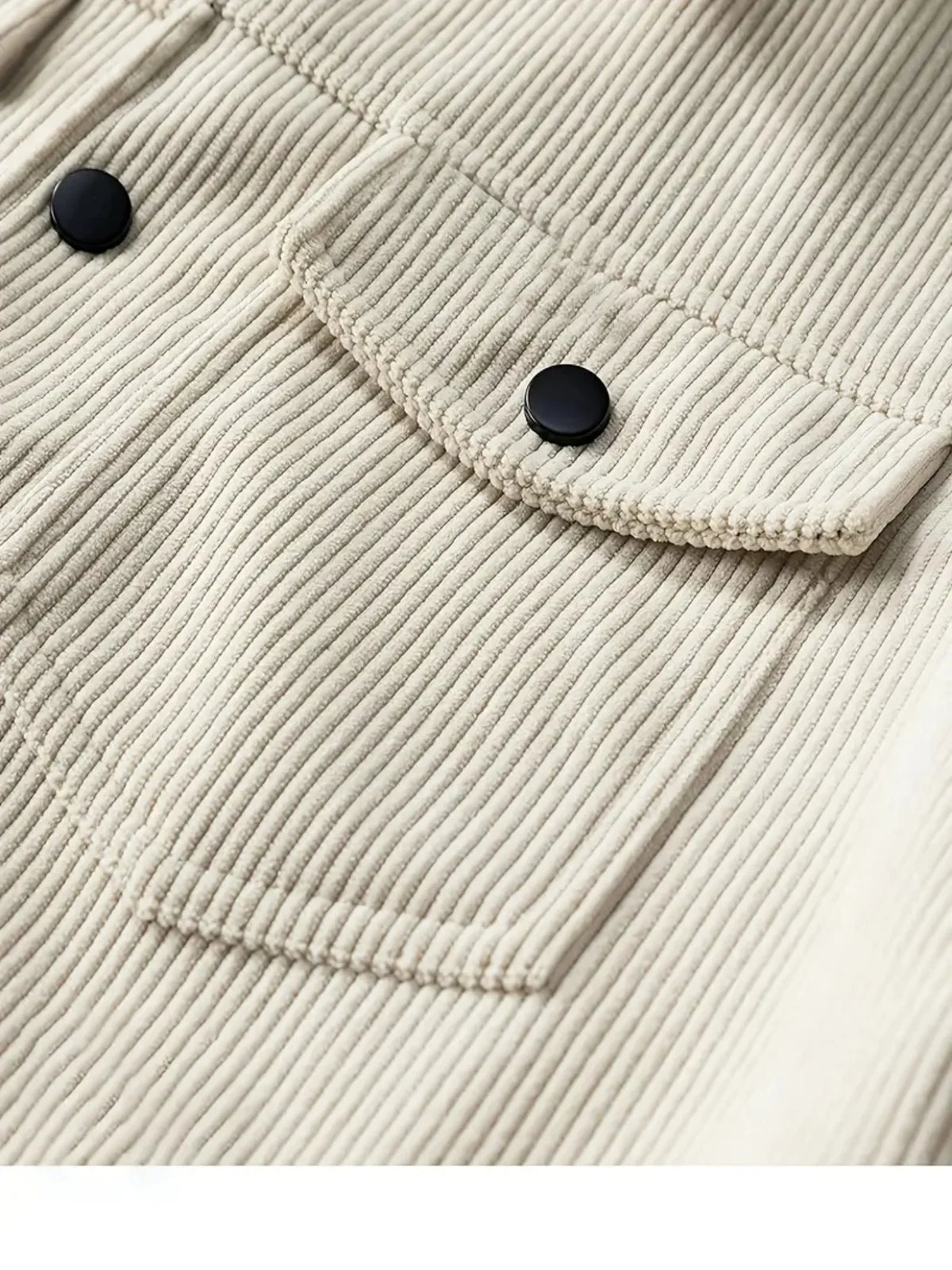 Chaqueta Pana Hombre 2025 Cuello Solapa Estilo Japonés – Abrigo Holgado Tendencia Otoño