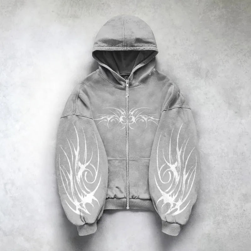 Sudadera Urbana "Star & Sky" Retro