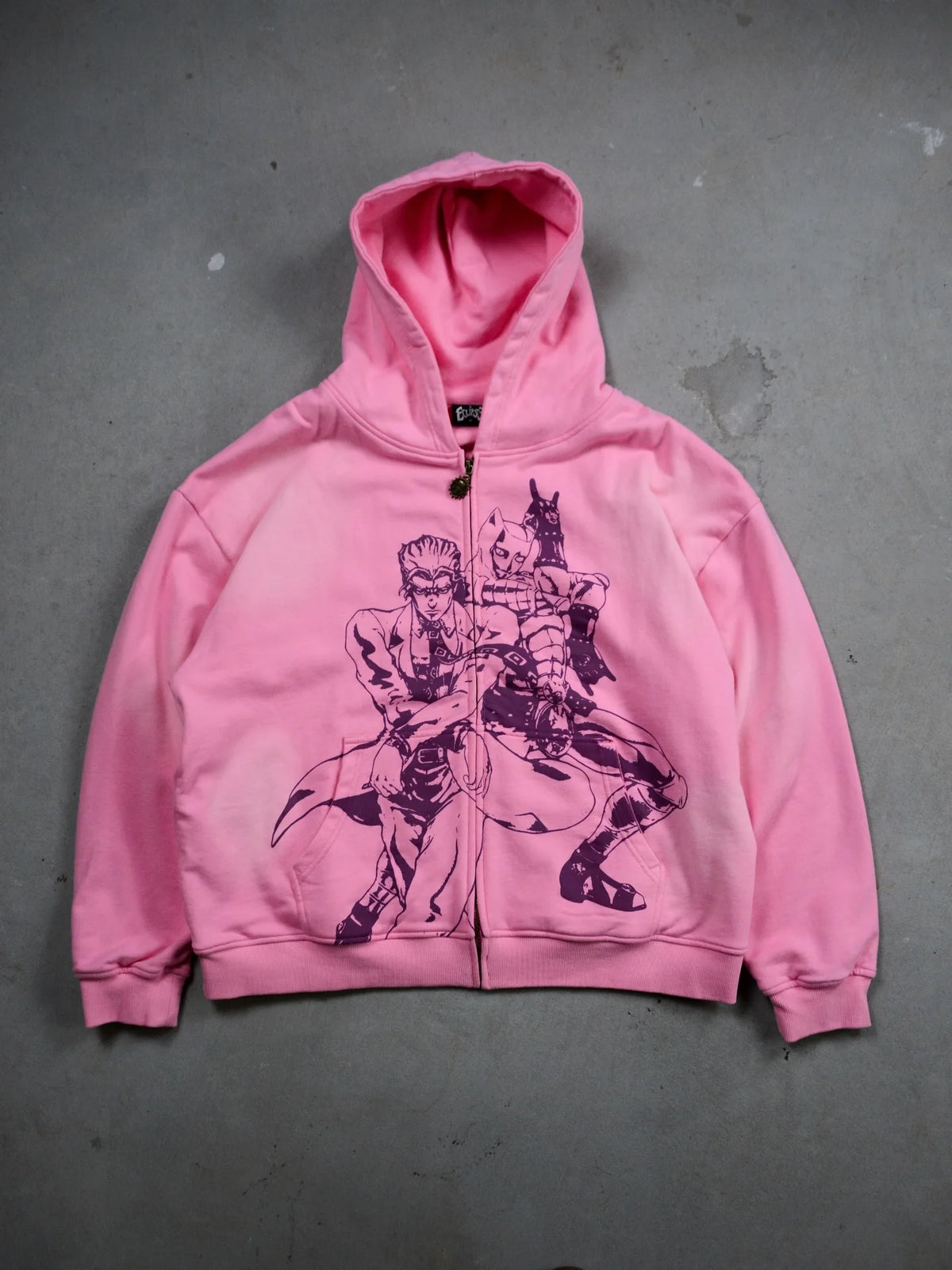 Sudadera Y2K Jojo's Bizarre Adventure Estilo Hiphop