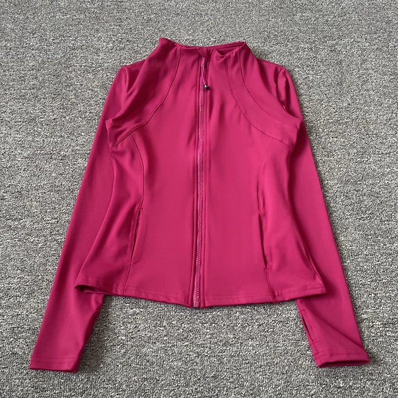 Chaqueta Deportiva Secado Rápido Mujer con Cremallera – Running, Yoga & Ciclismo