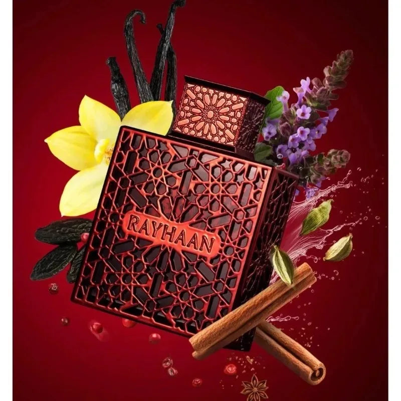 RAYHAAN Unisex Arabic Perfume 100ml – Vanilla Musk Woody Warm Elegant Long Lasting