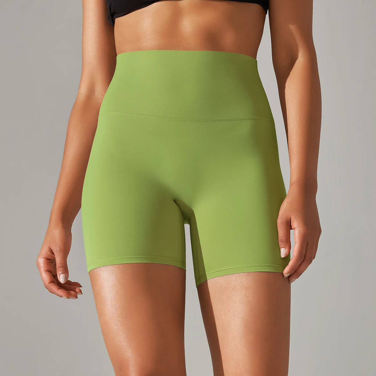 Shorts Mujer Yoga Running Ciclismo Cintura Alta – Transpirables Deportivos Gym Fitness Verano