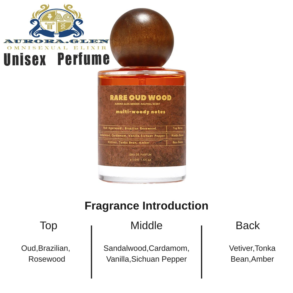 Perfume Oud Árabe Unisex – Fragancia Especiada Madera Oscura Larga Duración